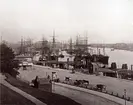 Der hafen von Seemanshause gesehen. Fotogr. Druck und verlag von Strumpfer & Comp.  Hamburg.