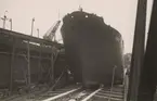 Norska tankfartyget ORA löper av stapeln den 9.10.1937 vid Kockums.