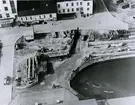 Oskarshamns varv.
Varvsområdet våren 1957.
