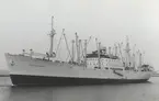 Lastmotorfartyget VINGALAND av Göteborg i Malmö hamn 3.5.1966.