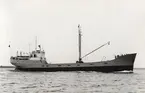 Lastmotorfartyget SÖLVE av Malmö i Åhus 6.7.1965.