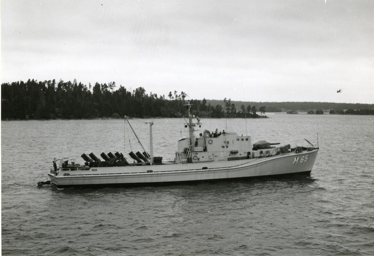 Vinö (M 65) byggd av trä.