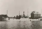 S/S GUSTAFSBERG i Åhus hamn i sept. 1918.