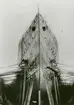 Foto visande post-pch passagerarångfartyget CHINA av London i okänd docka efter strandningen aå Azalearevet vid Perim i Röda Havet 1898-03-25.