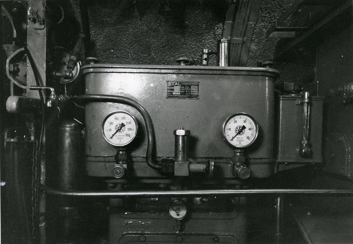 Foto visande kompressor ubåten "Näcken".