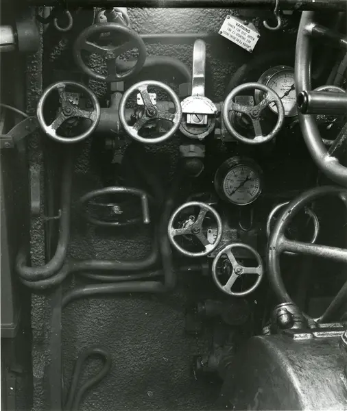 Foto visande luftfördelning ubåten "Näcken".