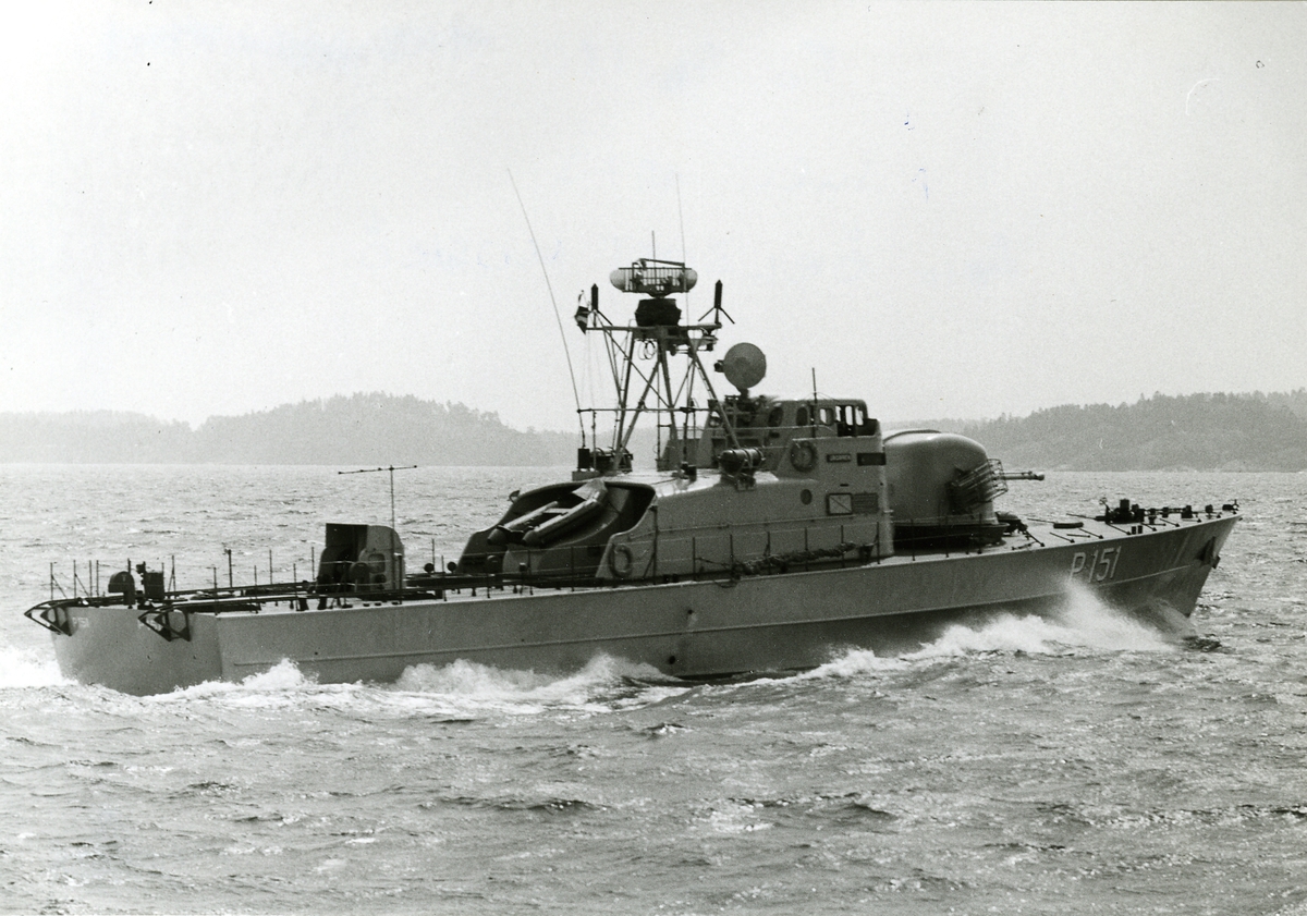 Patrullbåten Jägaren (P 151).