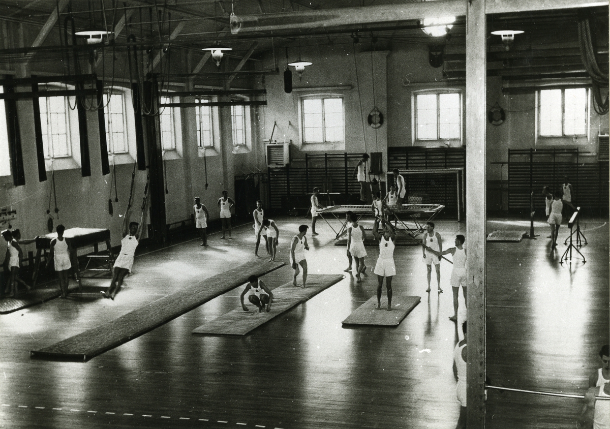 af Trolles gymnastiksal, Karlskrona 1956.