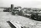 Foto visande Gullbergskajen i Göteborg. Foto från V. (Götaälvsbron).