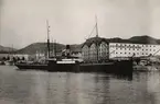 Lastångfartyget NORGE av Göteborg i Nizzas hamn 1902.