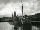 Hjälpkanonbåten Odin (H 43) på Västkusten 1944.