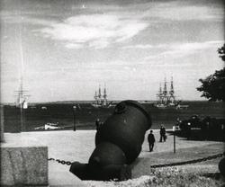 Fullriggarna af Chapman, Jarramas och Najaden till ankars på