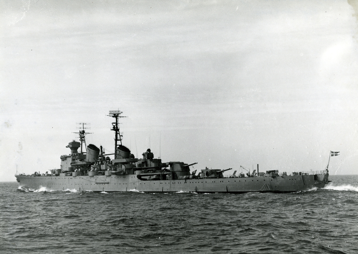 Kryssaren Göta Lejon år 1952.