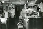 Köket på kryssaren Göta Lejon den 20.11.1947.