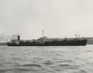 Malmtankfartyget M/S WALTON i Quebec, Kanada, Tidigare norska tankern KOLLGRIM. Inköpt av Nordström & Thulin 1955 och ombyggd av ett varv i Sunderland.