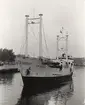 Lastmotorfartyget m/s CHIQUITA av Stocksund i Gävle 1963.