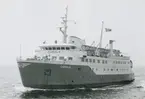 Bil- och passagerarfärjan CAROLA under gång 15 aug 1964.