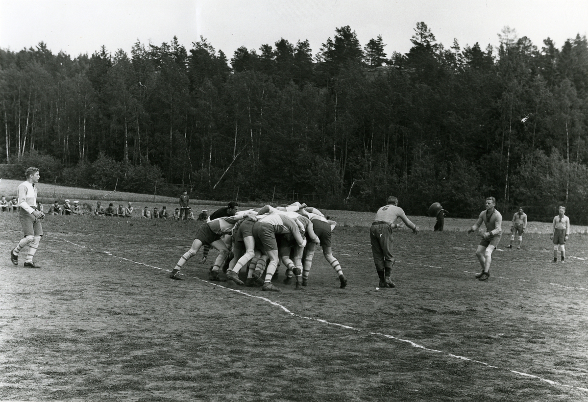 En rugbymatch.