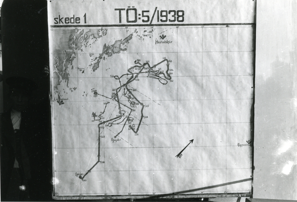 Karta över TÖ: 5/1938, skede 1.