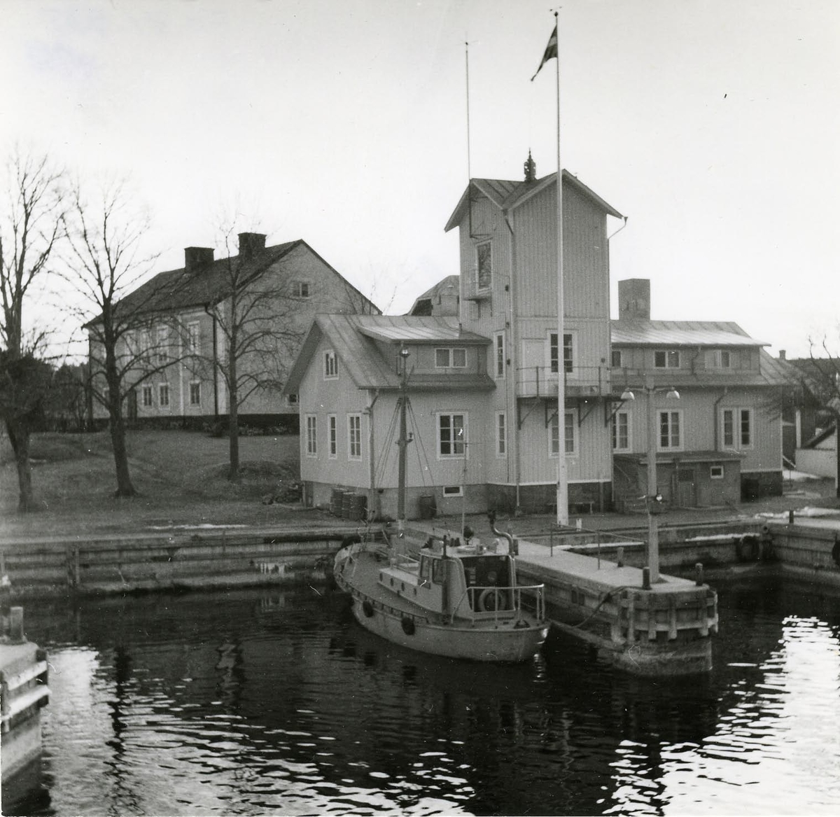 Lotsbåt i Sandhamn 1966.