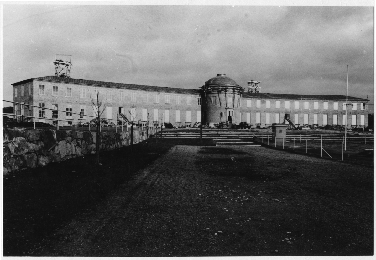 [från Fotobeskrivning:] "Statens Sjöhistoriska Museet [sic] under byggnad, mars 1935"
