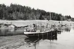 M/S BARÖ av Fisketången på Göta kanal 1961.