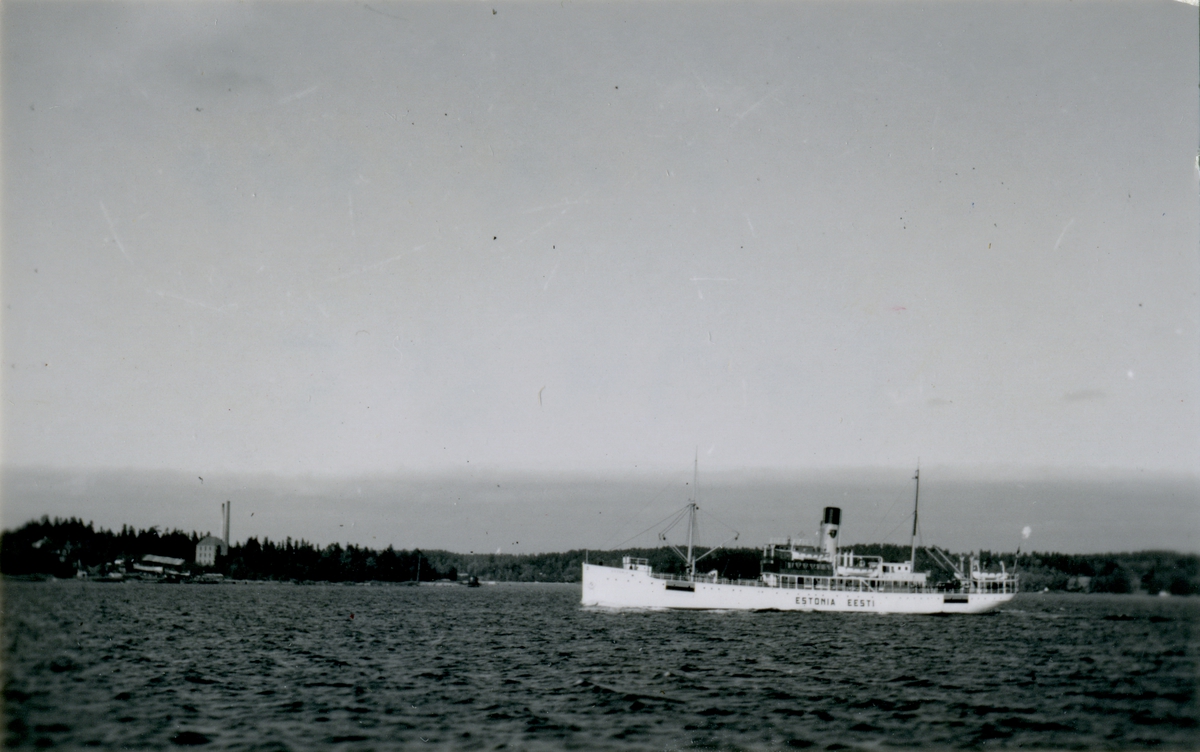 På rutten Stockholm-Reval
Fotodatum 8/10 1939