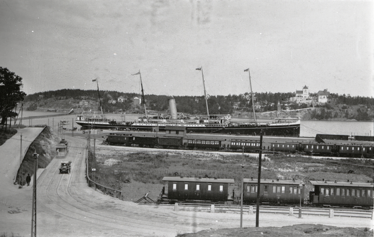 Ryskt fartyg vid Värtan 1910-tal.
