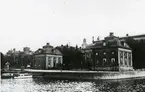 Riddarholmskanalen och Riddarhusets flygelbyggnader, 1924.