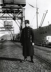 Hammarbyhamnen sedd åt öster, 1935.