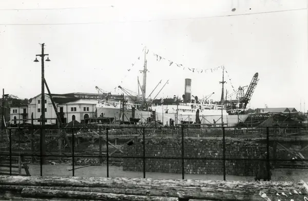 Frihamnen, Stockholm, 1919.