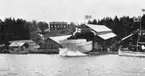 Sätra varv, Stockholm.
Sjösättning av M/S TERE, 1918.