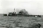 Jagaren Ragnar utanför Karlskrona, 1943.