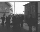Fallskärmsjägarskolan i Karlsborg 18/3 1963.Inryckning.