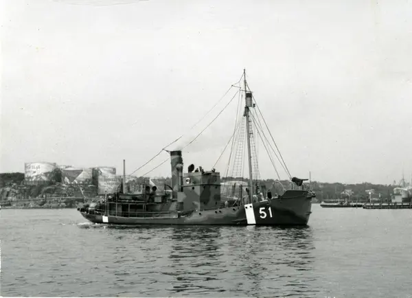 Minsveparen Starkodder, ex norska valfångstbåten Graham, ink