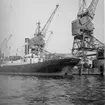 Göteborgs hamn  juni 1940. S/S Werner av Hamburg, liggande vid 