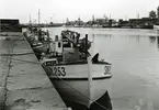 Från Simrishamns hamn, 1953.