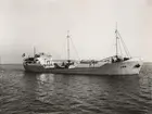 Lastmotorfartyget JAN. Foto från Köpenhamn någon gång under åren 1954-1961.