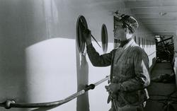 Bilder från Finnboda varv. Stockholm.