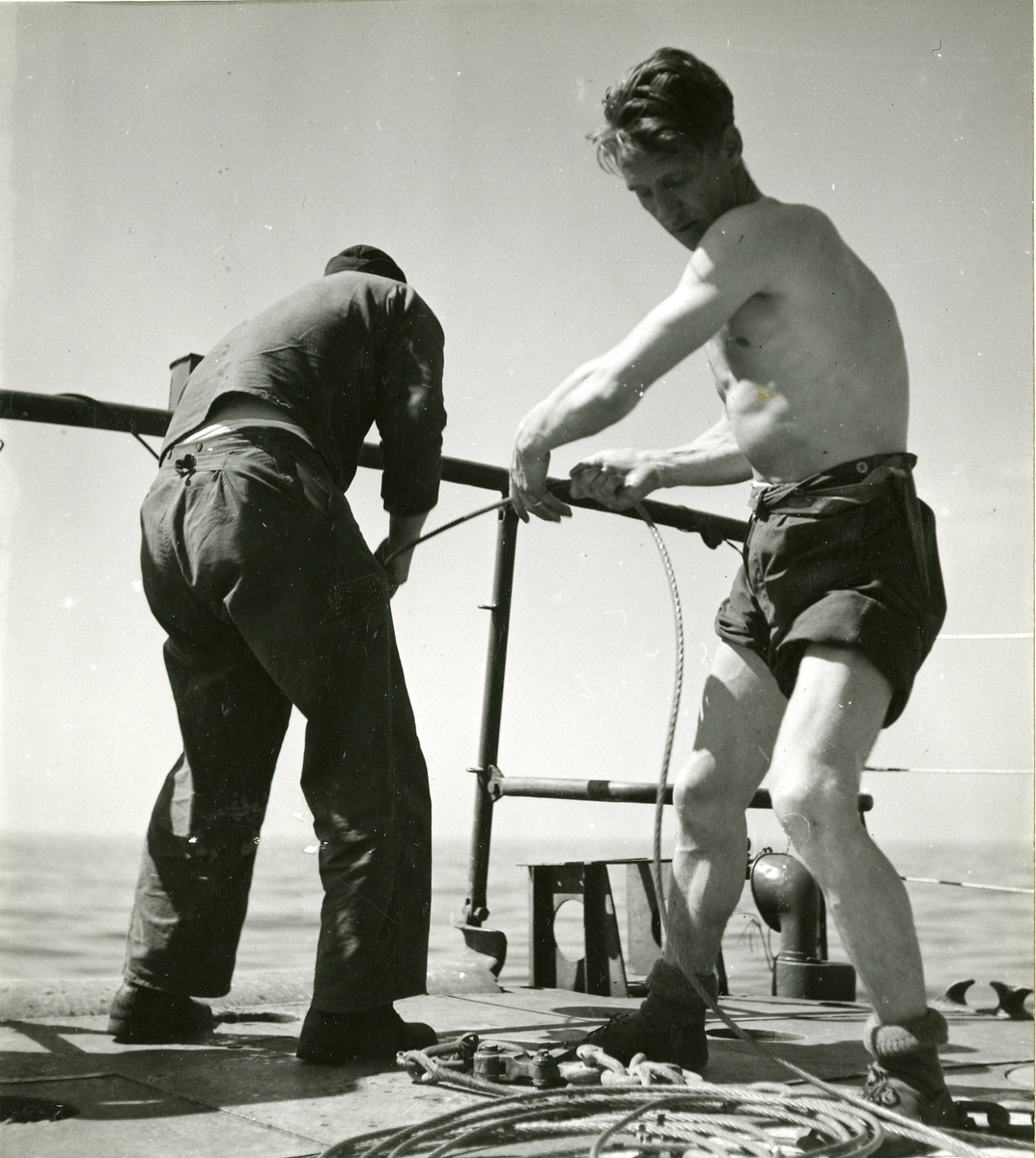 Minsvepning, 1945.