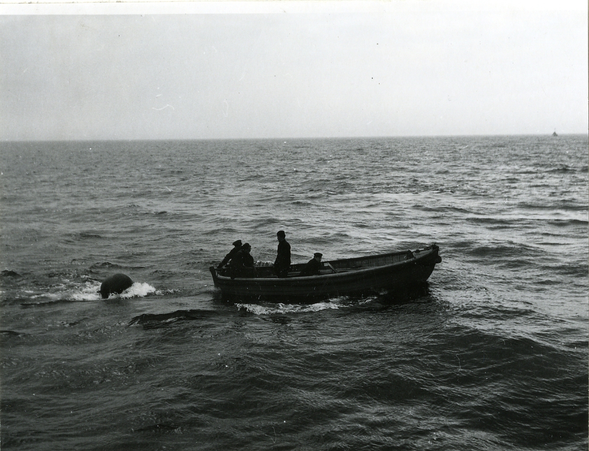 Minsvepning år 1945.