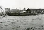 Örlogsvarvet Karlskrona.
Undervattensbåt U 3. Sjösättning den 11 juni 1942.