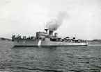 Jagaren Visby under provtur den 2 juli 1943.