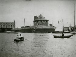 Skärgårds 30:an "KULLAN" i Oostende under OS-seglingarna 192