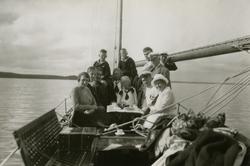 Ombord på Erik Åkerlunds Tore Holmritade skärgårds 95:a BRIT