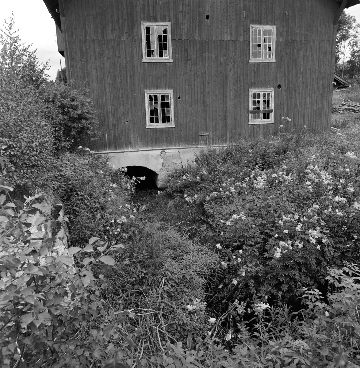 Stange, Romedal valsemølle, eksteriør av kverna, 