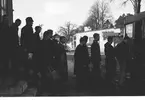 Fallskärmsjägarskolan i Karlsborg 18/3 1963.Inryckning.