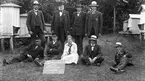 Deltagare i biodlarkursen på Heden i Svarteborg år 1915