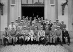 Grupporträtt - sannolikt jubilerande studenter, Uppsala 1945