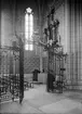 Interiör i Uppsala domkyrka, Uppsala 1945